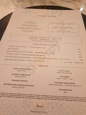 The Fish Bar - Harrods