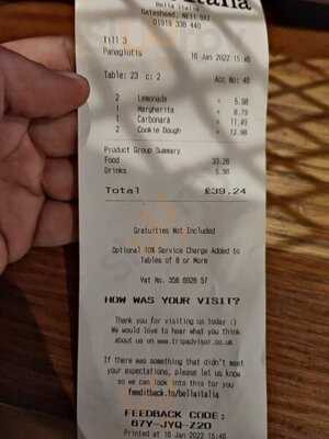 Bella Italia Gateshead