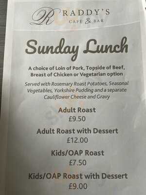Raddys Cafe Bar