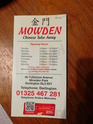 Mowden Chinese Takeaway