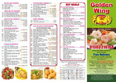 Golden Wing Chinese Takeaway