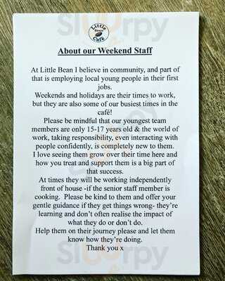 Little Bean Cafe Pulborough