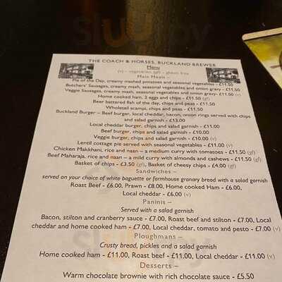 Coach & Horses At Buckland Brewer