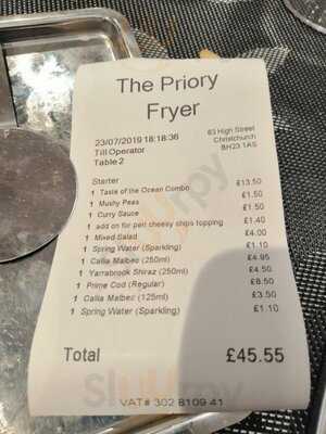 The Priory Fryer