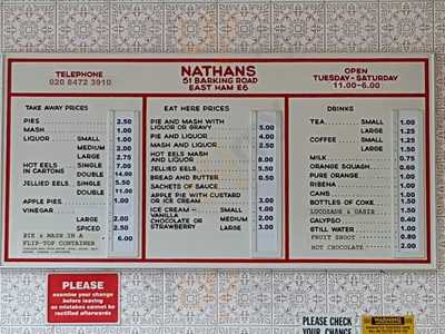 Nathan's Pies And Eels