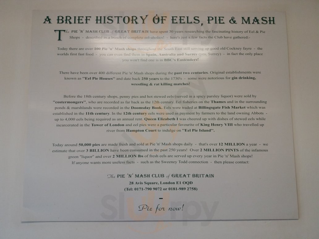 Stacey's Pie And Mash