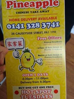 Pineapple Chinese Takeaway