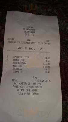 Athena Meze Bar & Restaurant