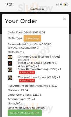 Iso Sushi Wok & Grill