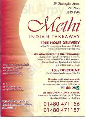 Methi Indian Takeaway