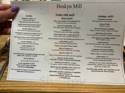Heskyn Mill Restaurant