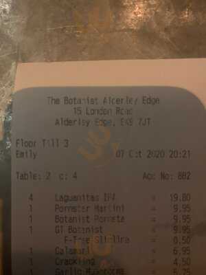 The Botanist Alderley Edge Bar & Restaurant