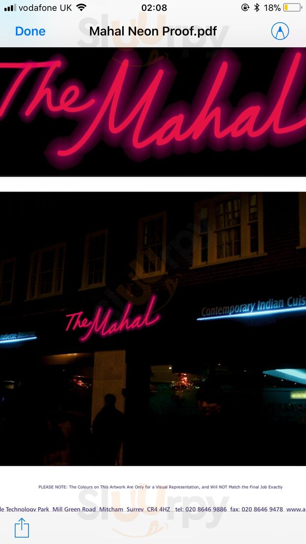 The Mahal Tandoori Restaurant