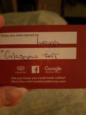 Frankie And Benny's Glasgow Fort