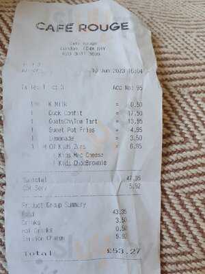 Cafe Rouge - St Pauls