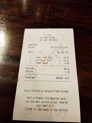 El Vino Fleet Street