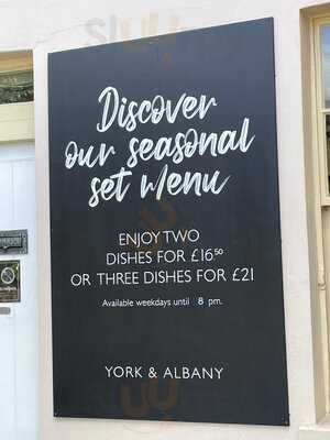 York & Albany Restaurant