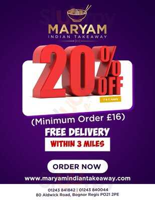 Maryam Indian Takeaway