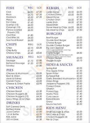 Big Joe's Fish And Chips Windsor