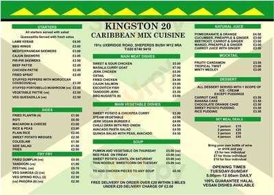 Kingston 20 Caribbean Mix Cuisine