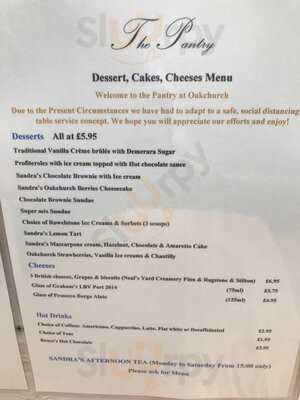 The Pantry Restaurant At Oakchurch