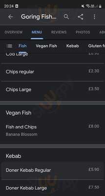Goring Diner Kebab, Fish & Chips