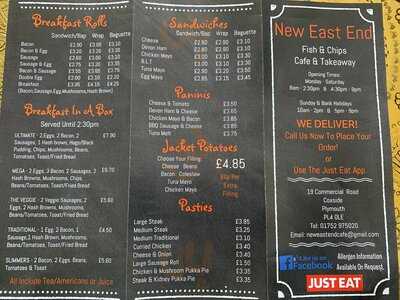 New East End Cafe And Takeaway
