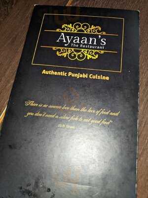 Ayaans - The Restaurant
