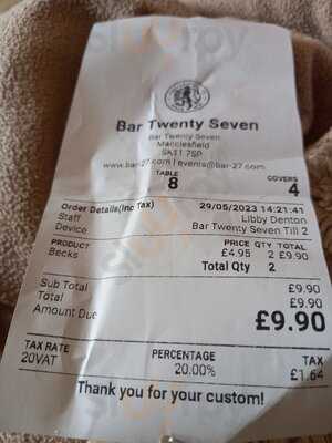 Bar Twenty Seven