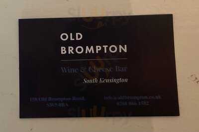 Old Brompton Wine And Cheese Bar