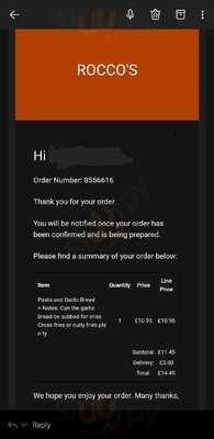 Rocco's Pizza & Treats North Belfast