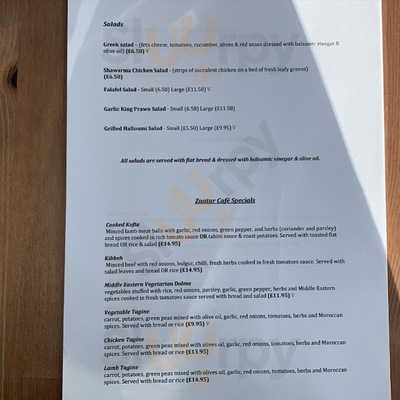 Zaatar Middle Eastern Cafe