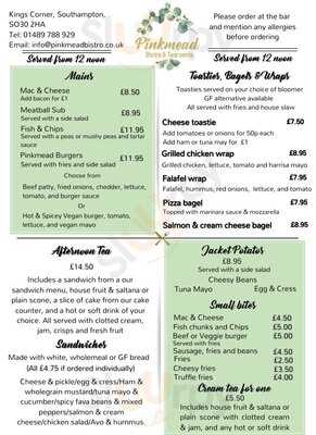 Pinkmead Bistro & Tearooms