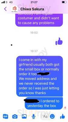 Chiwa Sakura Food Delivery