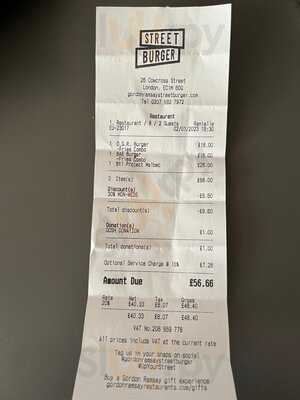 Gordon Ramsay Street Burger - Farringdon