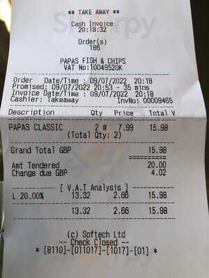 Papa's Fish & Chips Bridlington