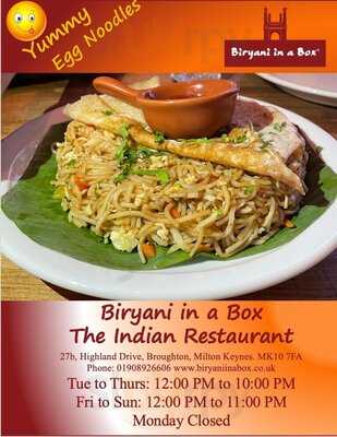 Biryani In A Box