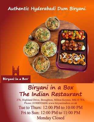 Biryani In A Box