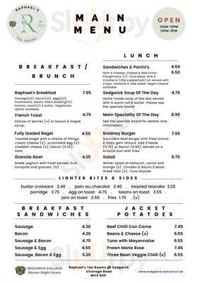 Raphael's Tea Rooms Of Sedgwick