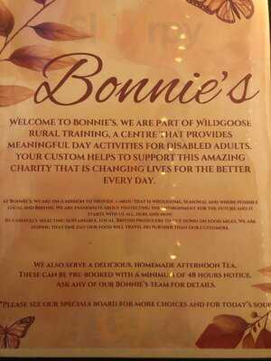 Bonnies Tea Room At Wildgoose