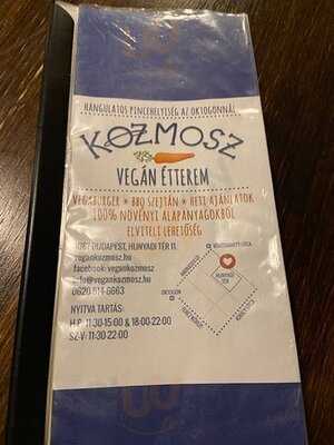 Kozmosz Vegán Étterem