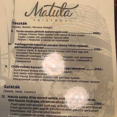 Matula Bistro
