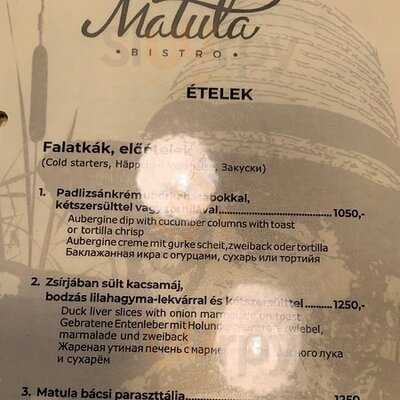 Matula Bistro
