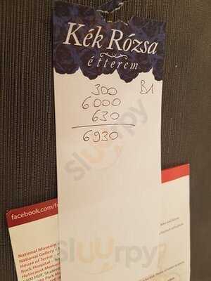 Kék Rózsa étterem