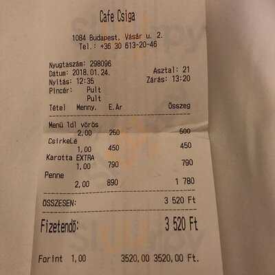 Cafe Csiga