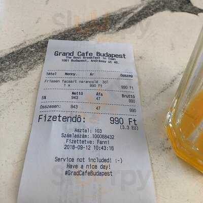 Grand Café Budapest