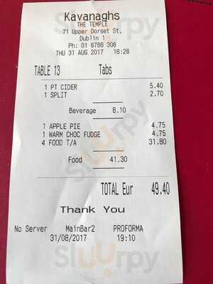 Kavanaghs Temple Pub