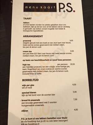 P.s. Koffie, Thee & Taart