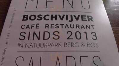 Cafe Restaurant De Boschvijver