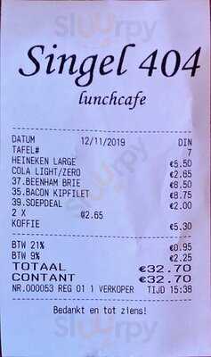 Eetcafe Singel 404